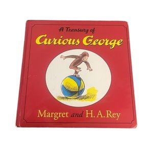 Hardcover A Treasury of Curious George 8 Timeless Stories in 1 Children’s Books